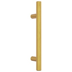 Poignées d'armoire 20 pcs doré 96 mm acier inoxydable 
