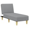 Ensemble de canapés 2 pcs gris clair tissu 