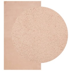 Tapis HUARTE à poils courts doux lavable rouge clair 60x110 cm 