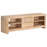 Meuble TV Bois d'acacia massif 120 x 30 x 40 cm Marron clair 