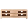 Meuble TV Bois d'acacia massif 120 x 30 x 40 cm Marron clair 
