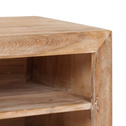 Meuble TV Bois d'acacia massif 120 x 30 x 40 cm Marron clair 