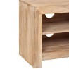 Meuble TV Bois d'acacia massif 120 x 30 x 40 cm Marron clair 