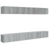 Meubles TV 8 pcs Sonoma gris 60x30x30 cm Bois d'ingénierie 