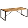 Table à manger 220x100x75 cm Bois de manguier massif 