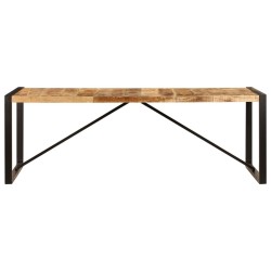 Table à manger 220x100x75 cm Bois de manguier massif 