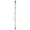 Douche de jardin avec base marron 220 cm Aluminium 