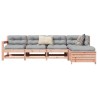 Salon de jardin 5 pcs bois massif sapin de douglas 