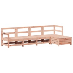 Salon de jardin 5 pcs bois massif sapin de douglas 