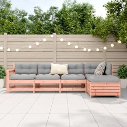 Salon de jardin 5 pcs bois massif sapin de douglas 