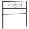 Tête de lit métal noir 75 cm 