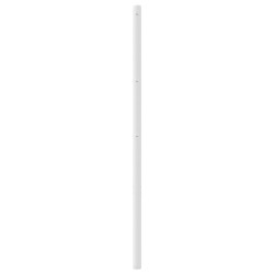 Tête de lit métal blanc 75 cm 