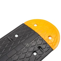Ralentisseur Jaune et noir 420x32,5x4 cm Caoutchouc 