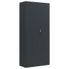 Classeur anthracite 90x40x200 cm Acier 