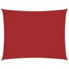 Voile de parasol tissu oxford rectangulaire 2x3 m rouge 