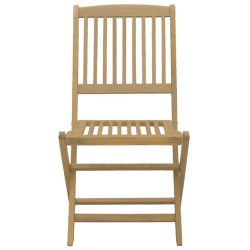 Ensemble à manger de jardin 5 pcs Bois d'acacia solide 