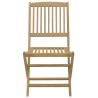 Ensemble à manger de jardin 5 pcs Bois d'acacia solide 