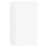 Ensemble de meubles TV 8 pcs Blanc Bois d'ingénierie 