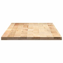 Plan de travail de cuisine bois de chêne massif rectangulaire 