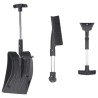 Kit de pelle à neige 3 en 1 noir aluminium 