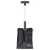 Kit de pelle à neige 3 en 1 noir aluminium 