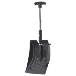 Kit de pelle à neige 3 en 1 noir aluminium 