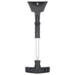 Kit de pelle à neige 3 en 1 noir aluminium 