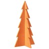 Arbre de Noël en bois pour décoration 59,5cm bois de pin massif 