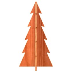 Arbre de Noël en bois pour décoration 59,5cm bois de pin massif 