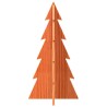 Arbre de Noël en bois pour décoration 59,5cm bois de pin massif 
