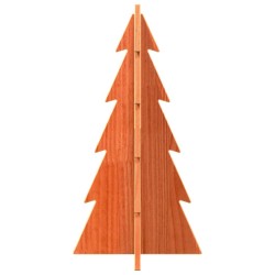Arbre de Noël en bois pour décoration 59,5cm bois de pin massif 