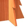 Arbre de Noël en bois pour décoration 59,5cm bois de pin massif 