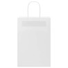 Sacs en papier 50 pcs avec poignées blanc 21x11x31 cm 