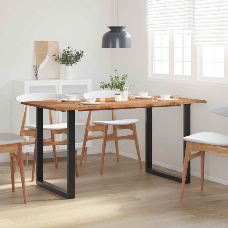 Table de salle à manger 154x80x76 cm Bois d'acacia solide 