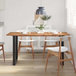 Table de salle à manger 154x80x76 cm Bois d'acacia solide 