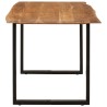 Table de salle à manger 154x80x76 cm Bois d'acacia solide 