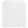 Meuble TV Blanc 37x35x37 cm Bois d’ingénierie 