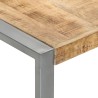 Table basse 140x140x40 cm Bois de manguier brut 