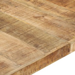 Table basse 140x140x40 cm Bois de manguier brut 