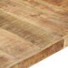 Table basse 140x140x40 cm Bois de manguier brut 