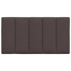 Coussin de tête de lit marron foncé 80 cm tissu 