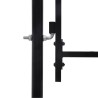 Double portail avec haut sous forme de lance 400 x 248 cm 