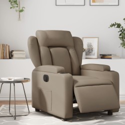 Fauteuil inclinable électrique Cappuccino Similicuir 