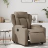 Fauteuil inclinable électrique Cappuccino Similicuir 