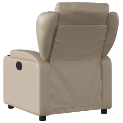 Fauteuil inclinable électrique Cappuccino Similicuir 