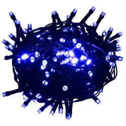 Guirlande LED avec 300 LED Bleu 30 m PVC 