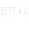 Tête de lit métal blanc 180 cm 