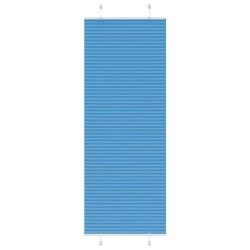 Store plissé bleu 70x200 cm largeur du tissu 69,4 cm polyester 