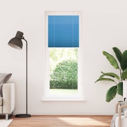 Store plissé bleu 70x200 cm largeur du tissu 69,4 cm polyester 