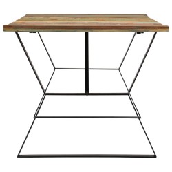 Table de salle à manger 180x90x76cm Bois de récupération solide 